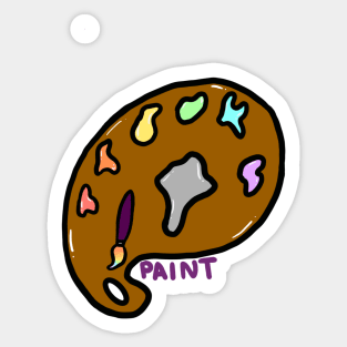 Paint Palette Sticker